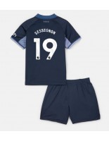 Tottenham Hotspur Ryan Sessegnon #19 Vieraspaita Lasten 2023-24 Lyhythihainen (+ shortsit)